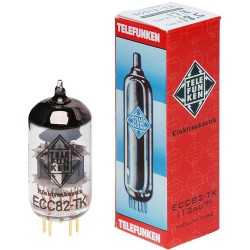 Telefunken | Telefunken ECC82-TK/12AU7 Black Diamond Series Vacuum Tubes (Matched Pair)