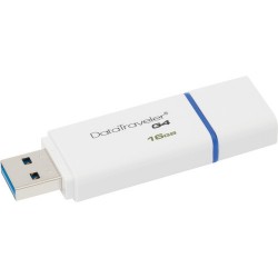 KINGSTON | Kingston 16GB USB 3.0 DataTraveler I G4 Flash Drive (Blue)