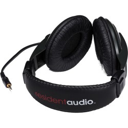 Monitor Headphones | Resident Audio R100 Stereo Headphones (Black)
