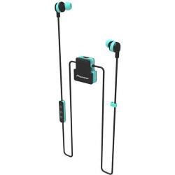 Casque Bluetooth, sans fil | Pioneer ClipWear Active Bluetooth Headphones (Black/Aqua)