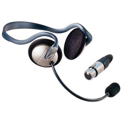 Casques d'interphone | Eartec Monarch Behind-the-Neck Communications Headset (4-Pin XLR-F)