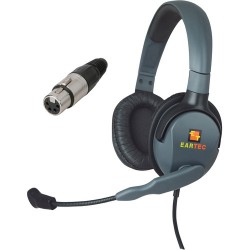 Eartec Max 4G Double Headset with 4-Pin XLR Female Connector