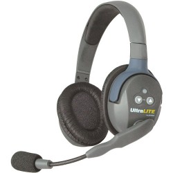 Micro Casque Dual-Ear | Eartec UltraLITE Dual-Ear Master Headset with Rechargeable Lithium Battery (USA Version)