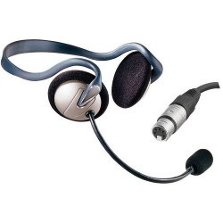 Dual-Ear Headsets | Eartec Monarch Behind-the-Neck Communications Headset (5-Pin XLR-F)