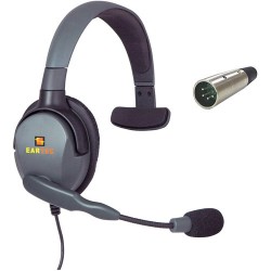 Eartec Max 4G Single Headset with 4-Pin XLR Male Connector