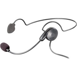 Eartec | Eartec Cyber Lightweight Plug-In Headset with Back Band for UltraLITE HUB Intercom System
