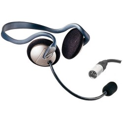 Micro Casque Dual-Ear | Eartec Monarch Behind-the-Neck Communications Headset (5-Pin XLR-M)