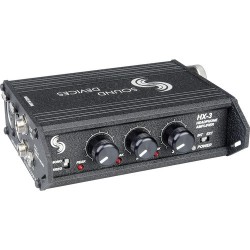 Hoofdtelefoonversterkers | Sound Devices HX-3 - 3 Channel Portable Headphone Amplifier