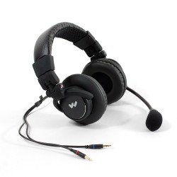 Headsets | Williams Sound MIC 058 Dual-Muff Headset Microphone for DLT Transceiver
