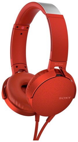Sony MDR-XB550AP On-Ear Headphones - Red Reviews