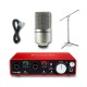 Focusrite 2i2 Recording Bundle with MXL 990 Mic