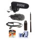 RODE VideoMic Pro On-Camera Microphone with Boompole Accessory Kit