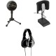 Blue Snowball USB Microphone Podcast Kit