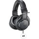 Audio-Technica ATH-M20x Closed-Back Monitor Headphones Kit (4-Pack)