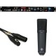 Neumann U87 Ai Large Diaphragm Condenser MIcrophone & API Channel Strip Bundle - Black
