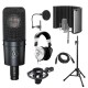 Audio-Technica AT4040 Side-Address Microphone with Vocal Recording Setup Kit
