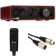 Focusrite Scarlett Solo Audio Interface & AT2020 Recording Bundle