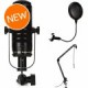 MXL BCD-1 Live Broadcast Dynamic Microphone with Boom Arm and Pop Filter