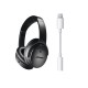 Bose QuietComfort 35 Wireless Headphones II with Mic Black W/Apple Lightning Adp