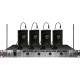 Nady 401X Quad LT 4-CH VHF Wireless Mic System, Channels E4/F/H/E