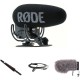Rode VideoMic Pro+ Camera-Mount Shotgun Microphone Kit with Micro Boompole, Windshield, and Extension Cable