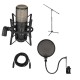 AKG Acoustics Project Studio P220 Diaphragm Condenser Microphone W/Accessory Kit