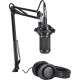 Audio-Technica AT2035 Studio Microphone Pack with ATH-M20x, Boom & XLR Cable