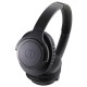 Audio-Technica ATH-SR30BT Wireless Closed-Back Over-Ear Headphones, Mic, Black