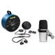 Shure MV7-S USB Microphone and AONIC215 Earphones Content Creator Bundles