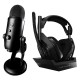 Blue Microphones Yeti USB Mic (Black) with Astro Gaming A50 Wireless Headset