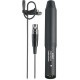 Audio-Technica AT899 Subminiature Omnidirectional Condenser Lavalier Microphone with TA3F Connector and AT8537 Power Module