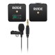 Rode Microphones Wireless GO Compact Microphone System, W/Rode Pro Lavalier Mic