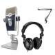 AKG Lyra Multipattern USB Condenser Microphone W/Suspension Crane Arm/Headphones