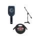 Sennheiser e 906 Guitar Microphone - Stand & Cable Package