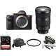 Sony Alpha a7R II Mirrorless Digital Camera with 24-70mm f/2.8 Lens Professional Kit