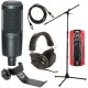 Audio-Technica AT2020 Vocalist Package with Headphones and Stand