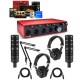 Focusrite Scarlett 18i8 (3rd Gen) USB Audio Interface w/2x Mic, Headphone & Acc.