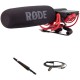 Rode VideoMic Camera-Mount Shotgun Microphone Kit with Micro Boompole and Extension Cable