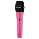 Telefunken M80 Handheld Supercardioid Dynamic Vocal Microphone, Pink & Black