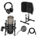 AKG Acoustics Project Studio P220 with Desktop Studio Bundle