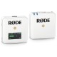 Rode Wireless GO Compact Wireless Microphone System, White