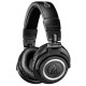 Audio-Technica ATH-M50xBT Closed-Back Dynamic Wireless Over-Ear Headphones, Mic