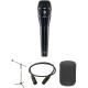 Shure KSM8 Dualdyne Dynamic Handheld Microphone Live Stage Kit (Black)