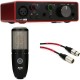 AKG Scarlett Solo 3rd Gen Audio Interface & AKG P220 Recording Bundle