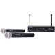 Gemini UHF-02M Dual Channel Wireless System with 2x Handheld Microphone