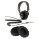Sony MDR-7506 Professional Folding Headphones W/H&A Extra Deep Leather Earpads