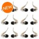Shure SE215-CL Sound Isolating Earphones - Clear, 6-pack