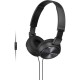 Sony MDR-ZX310AP ZX Series Stereo Headset (Black)
