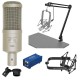 Heil Sound PR40 Dynamic Studio Microphone, Champagne + Cloudlifter+Studio Bundle