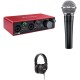 Shure Podcasters Create & Caste Kit with SM58-LC Mic, Focusrite Scarlett 2i2 Interface & Headphones
